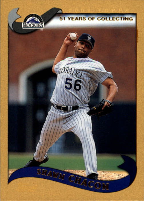 2002 Topps Gold #579 Shawn Chacon