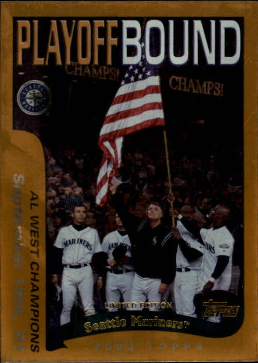 2002 Topps Limited #349 Seattle Mariners PB