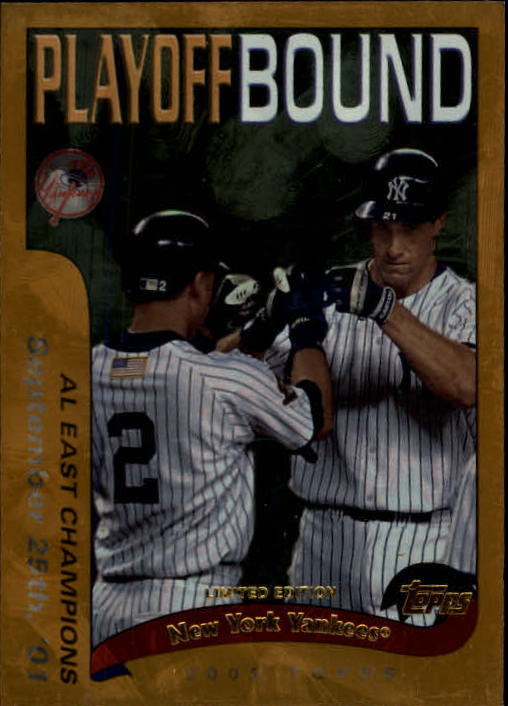 2002 Topps Limited #351 New York Yankees PB