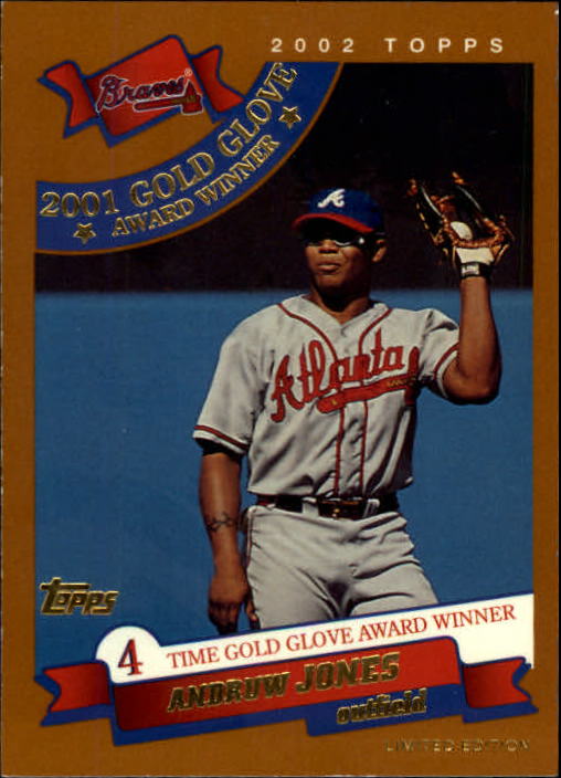 2002 Topps Limited #711 Andruw Jones GG