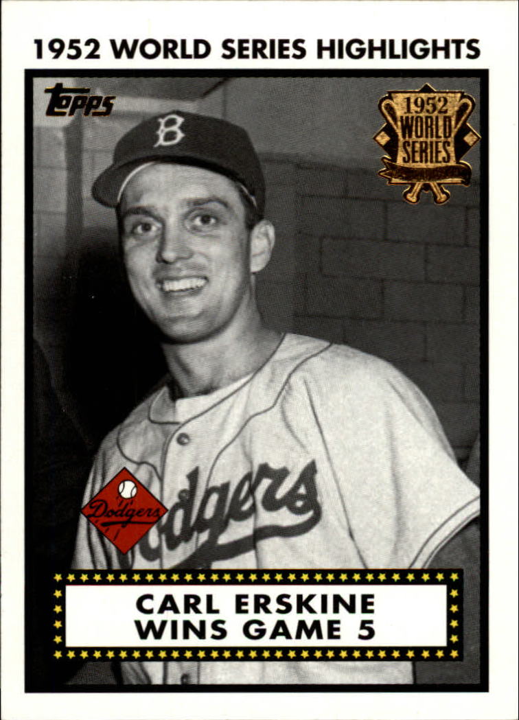 2002 Topps '52 World Series Highlights #52WS5 Carl Erskine 1