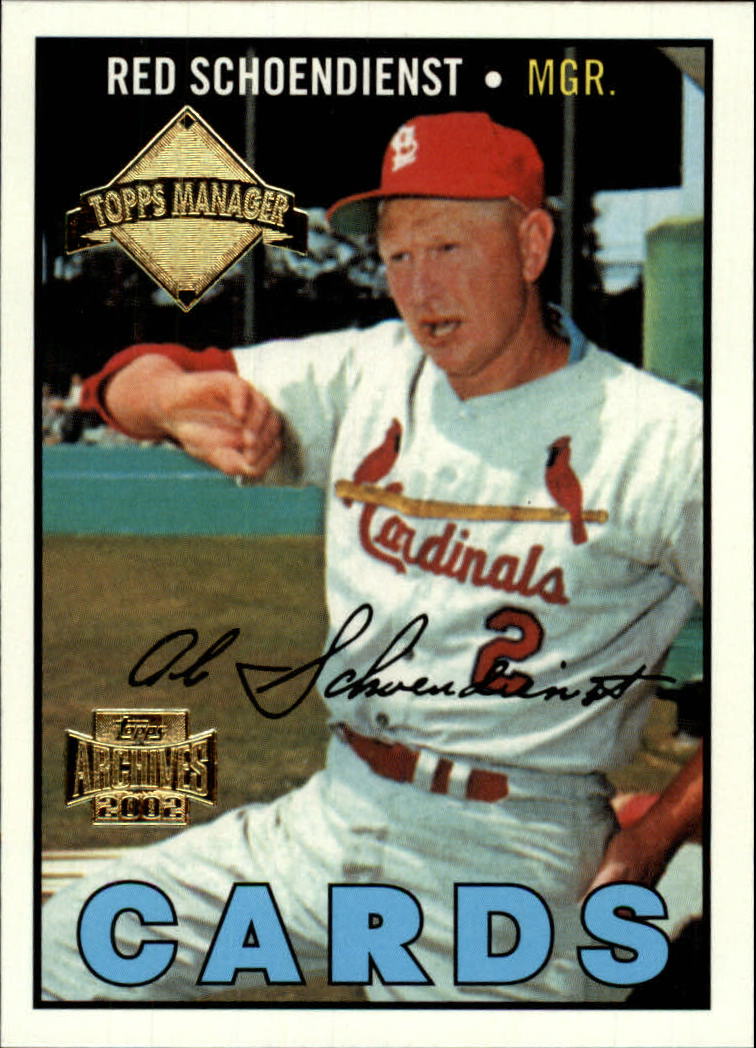2002 Topps Archives #180 Red Schoendienst 67 MG