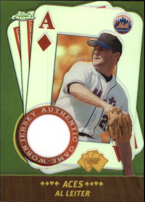 2002 Topps Chrome 5-Card Stud Aces Relics #5AAL Al Leiter Jsy