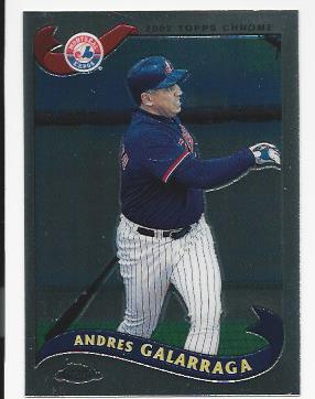 2002 Topps Chrome Traded #T39 Andres Galarraga