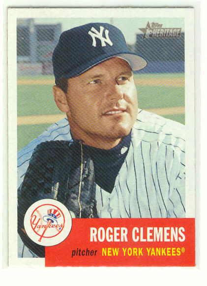 2002 Topps Heritage #6 Roger Clemens
