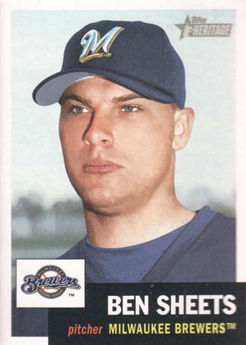 2002 Topps Heritage 99 Ben Sheets NMMT Birmingham Sports Cards