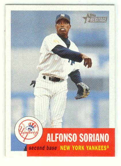 2002 Topps Heritage #298 Alfonso Soriano