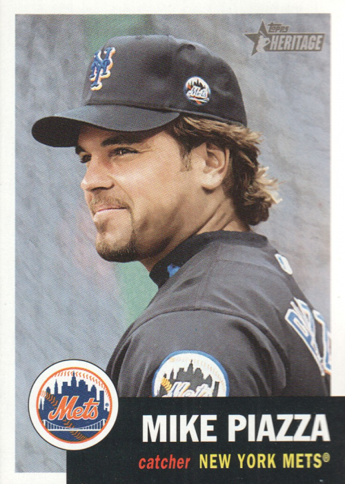 2002 Topps Heritage #371 Mike Piazza SP