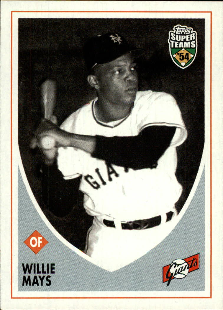 2002 Topps Super Teams #5 Willie Mays