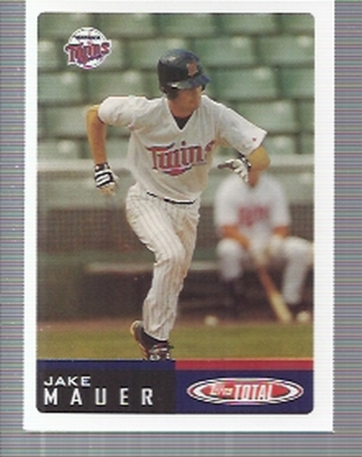 2002 Topps Total #314 Jake Mauer RC