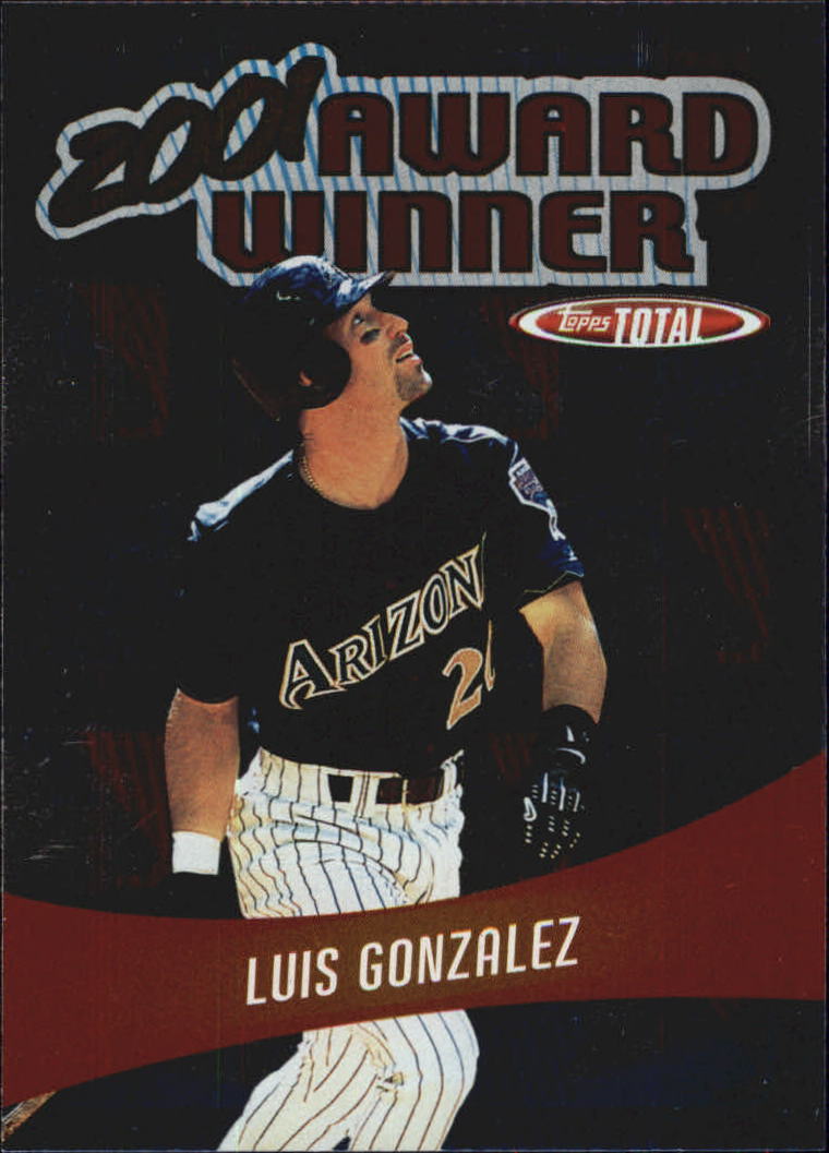 2002 Topps Total Award Winners #AW20 Luis Gonzalez