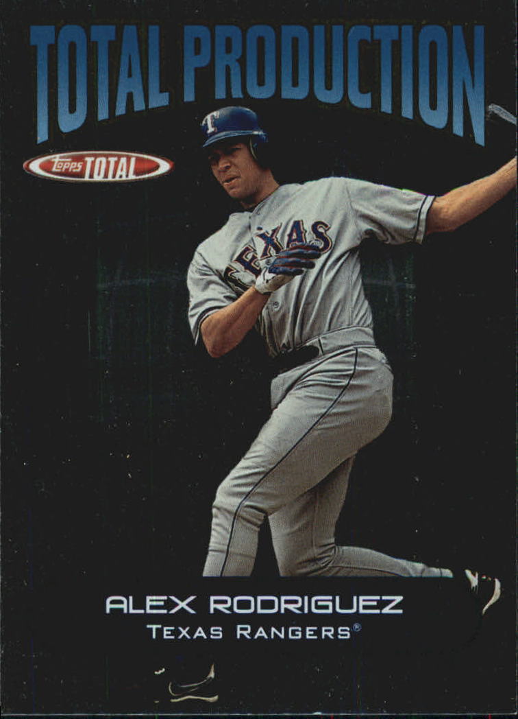 2002 Topps Total Production #TP1 Alex Rodriguez