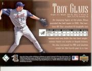 2002 UD Piece of History #1 Troy Glaus back image