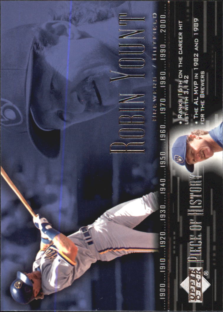 2002 UD Piece of History #51 Robin Yount