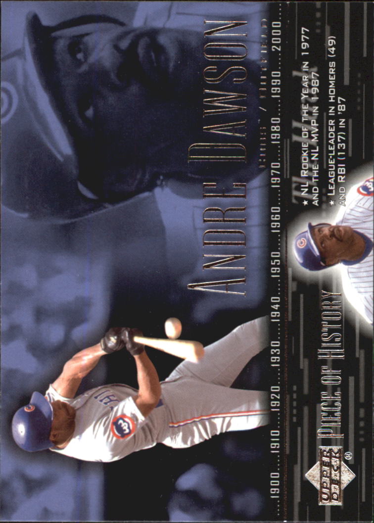 2002 UD Piece of History #56 Andre Dawson