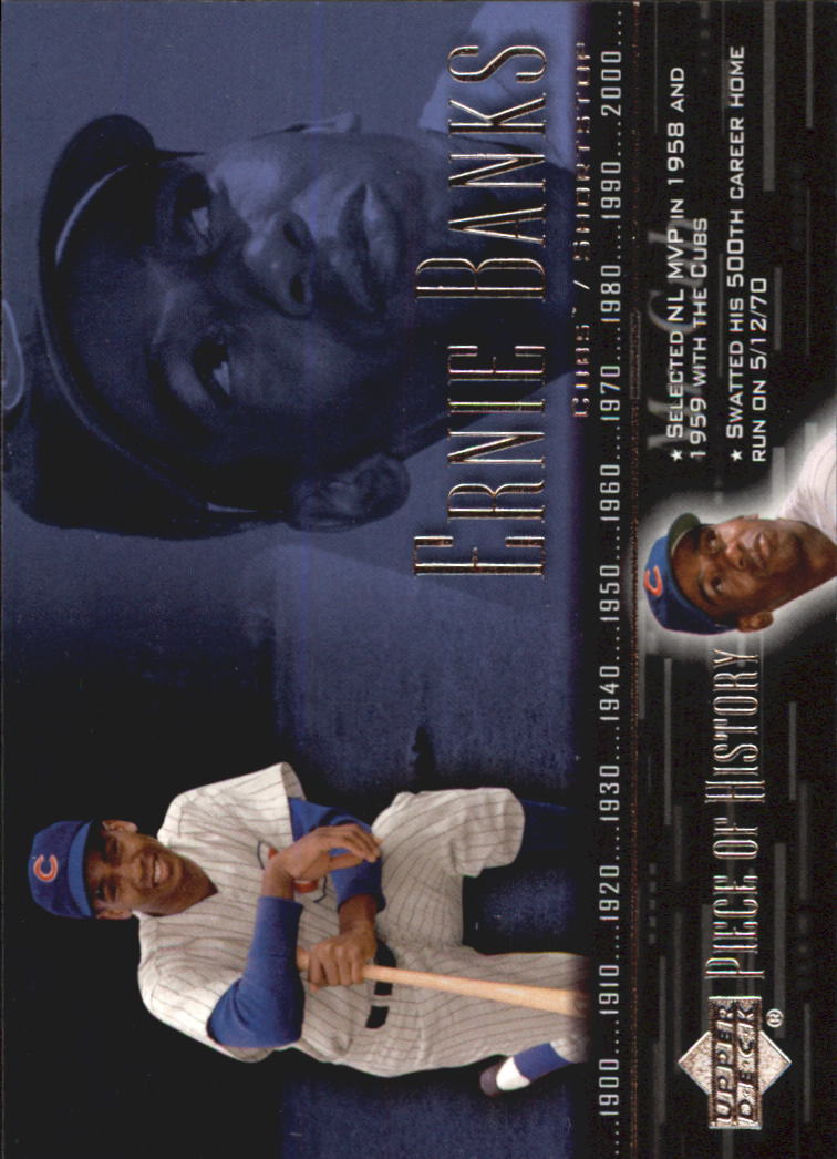 2002 UD Piece of History #58 Ernie Banks