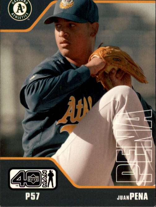 2002 Upper Deck 40-Man #60 Juan Pena