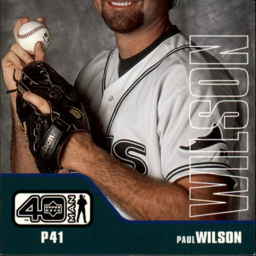 2002 Upper Deck 40-Man #107 Paul Wilson