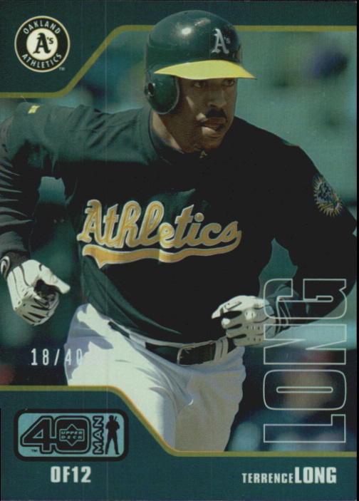 2002 Upper Deck 40-Man Electric Rainbow #45 Terrence Long