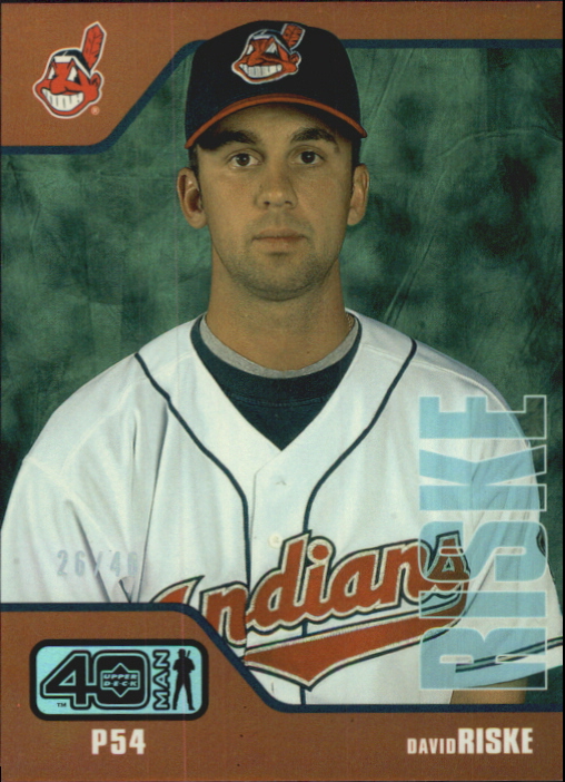 2002 Upper Deck 40-Man Electric Rainbow #159 David Riske