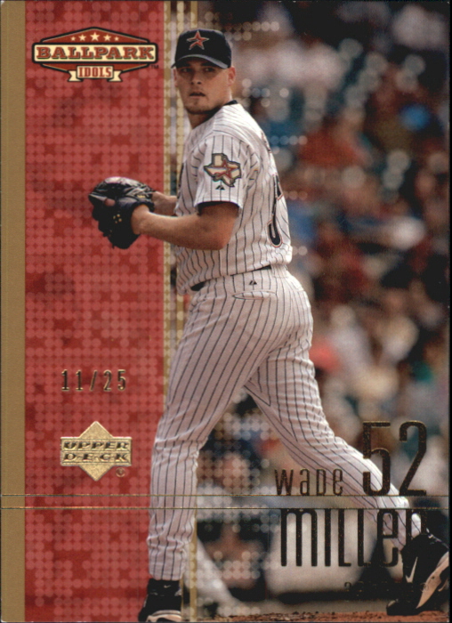 2002 Upper Deck Ballpark Idols Gold #97 Wade Miller