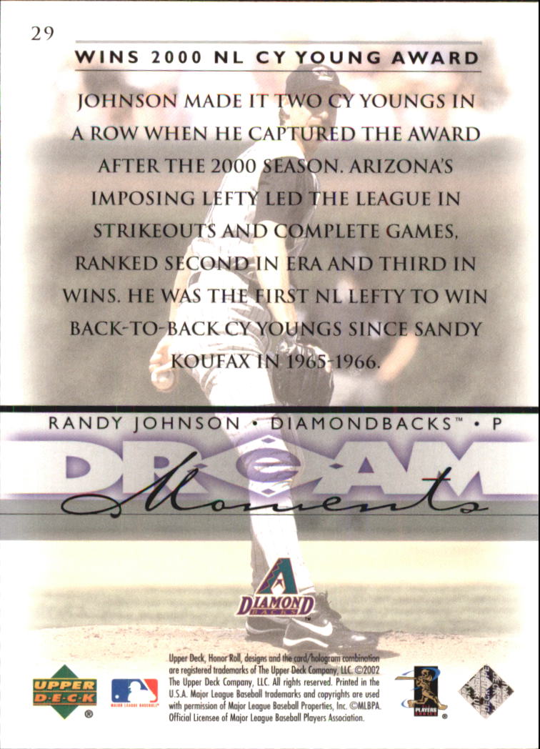 Randy Johnson cards (1990-2024) Mariners D-Backs Yankees Astros - You Choose - Picture 144 of 308