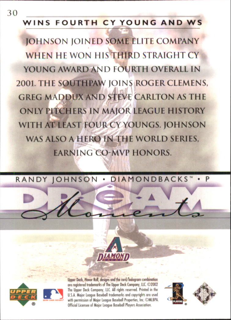 Randy Johnson cards (1990-2024) Mariners D-Backs Yankees Astros - You Choose - Picture 146 of 308