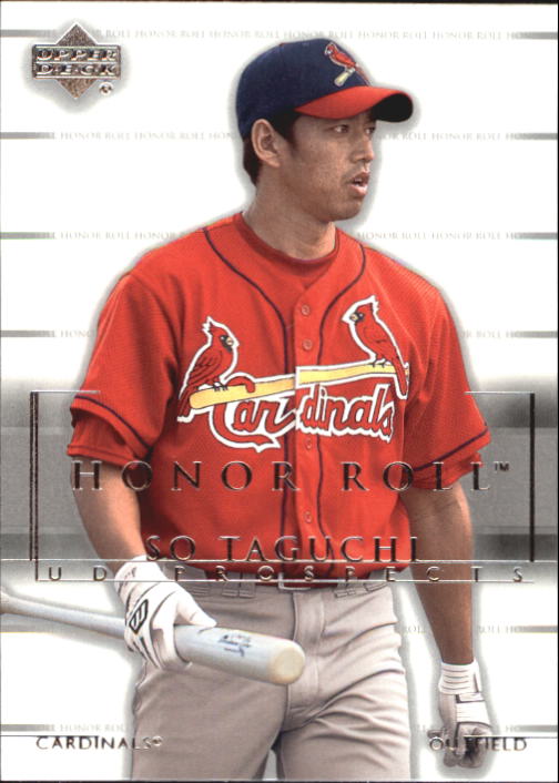 2002 Upper Deck #508 So Taguchi SR RC - St. Louis Cardinals (RC