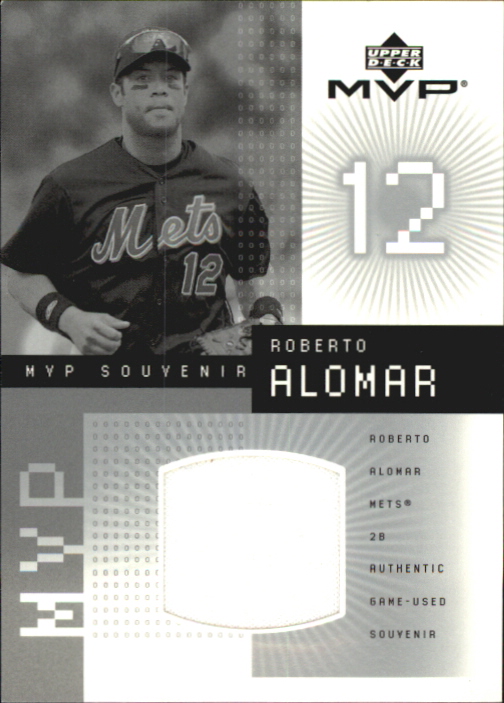 2002 (METS) UD MVP Game Souvenirs Jersey #JRA Roberto ...