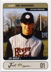 2002 Just the Franchise Prototypes #JTF1 Joe Mauer