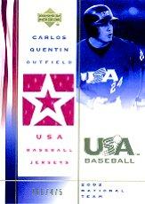 2002 USA Baseball National Team Jerseys #CQ Carlos Quentin