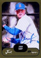 2002 Just Prospects Autographs Gold #19 Josh Karp/300