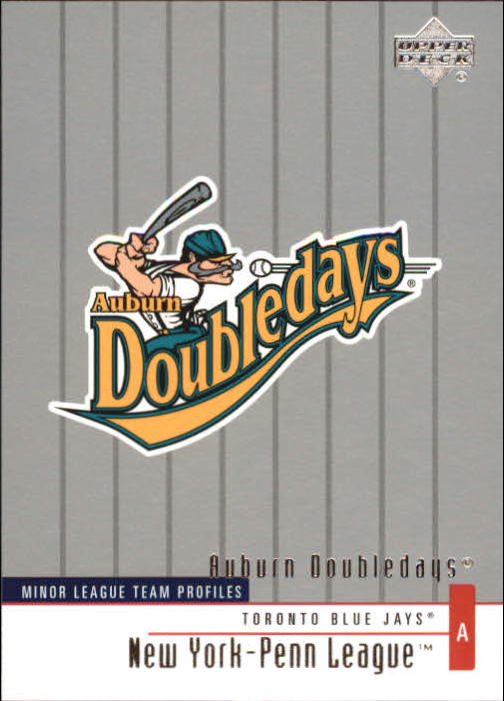 2002 UD Minor League #260 Auburn Doubledays TM