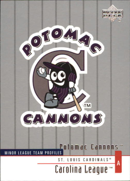 2002 UD Minor League #274 Potomac Cannons TM