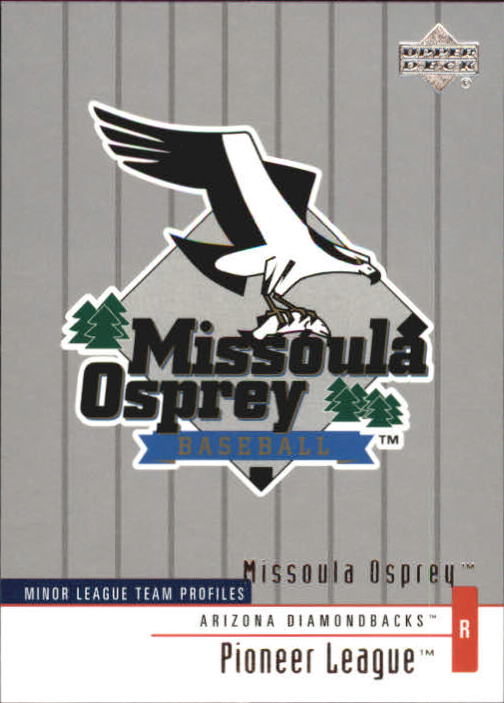 2002 UD Minor League #294 Missoula Osprey TM