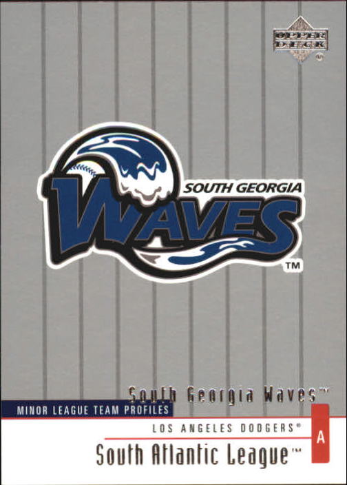 2002 UD Minor League #298 South Georgia Waves TM