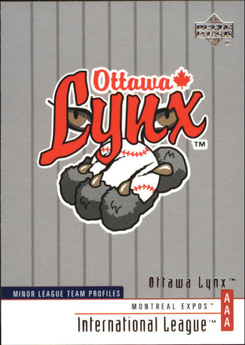 2002 UD Minor League #301 Ottawa Lynx TM