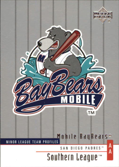2002 UD Minor League #340 Mobile BayBears TM