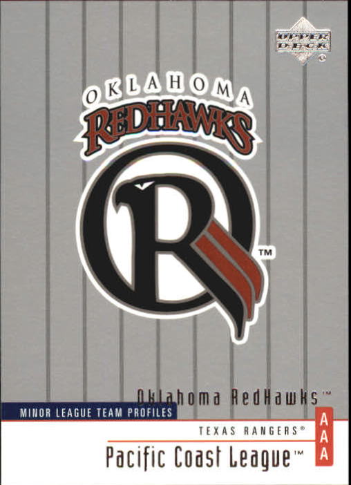 2002 UD Minor League #354 Oklahoma RedHawks TM