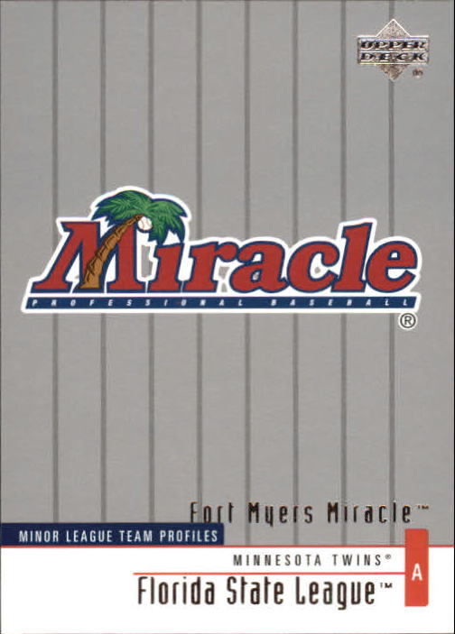 2002 UD Minor League #387 Ft. Myers Miracle TM