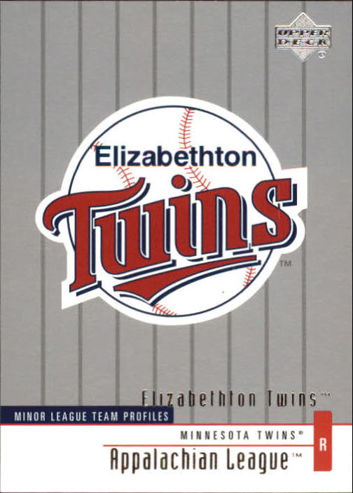 2002 UD Minor League #389 Elizabethton TwinsTM