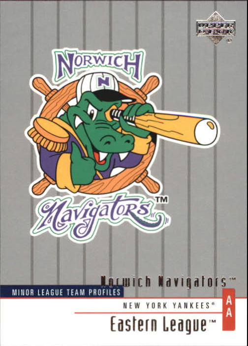 2002 UD Minor League #396 Norwich Navigators TM