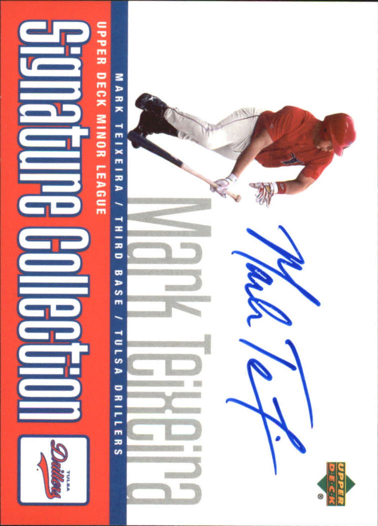 2002 UD Minor League Signature Collection #MT Mark Teixeira