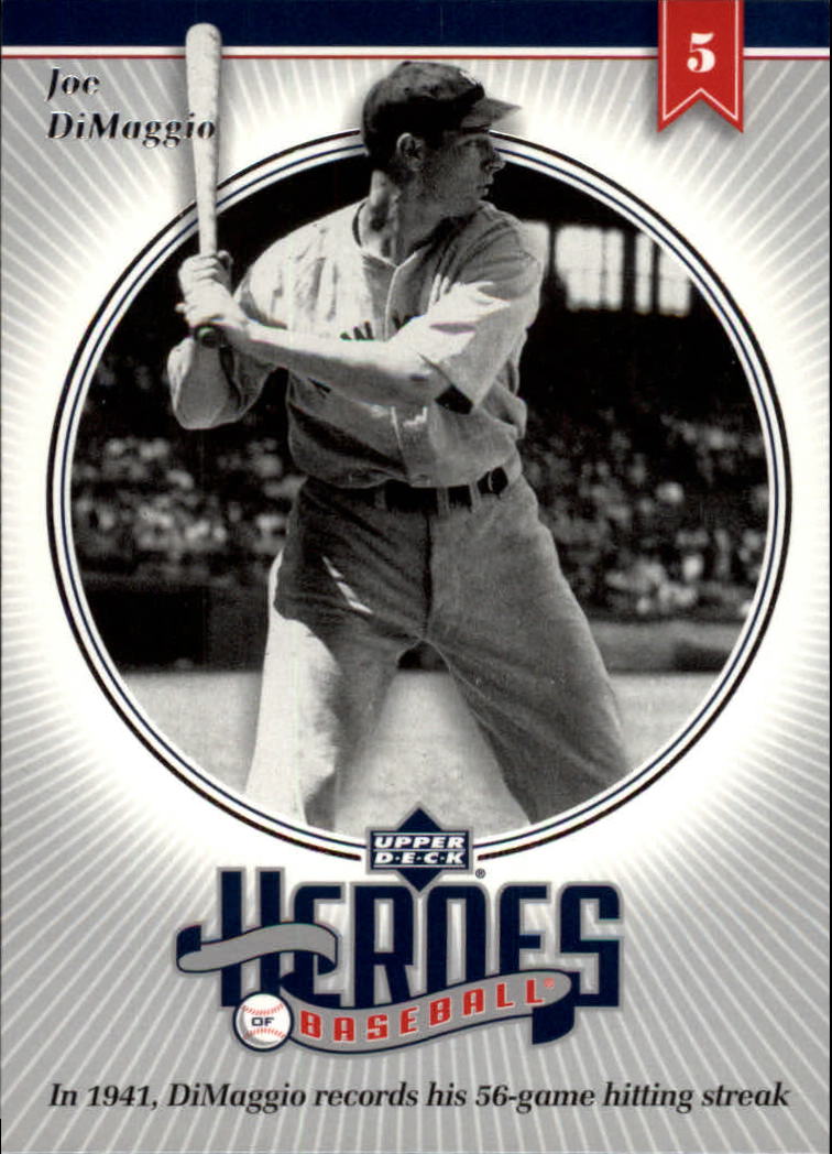 2002 Upper Deck Prospect Premieres Heroes of Baseball #HJD1 Joe DiMaggio