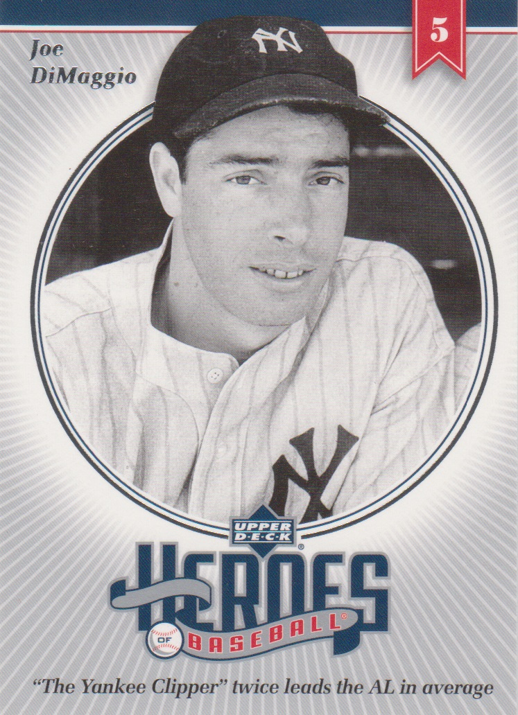 2002 Upper Deck Prospect Premieres Heroes of Baseball #HJD2 Joe DiMaggio