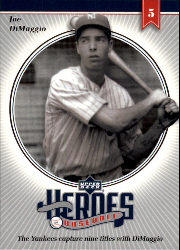 2002 Upper Deck Prospect Premieres Heroes of Baseball #HJD4 Joe DiMaggio