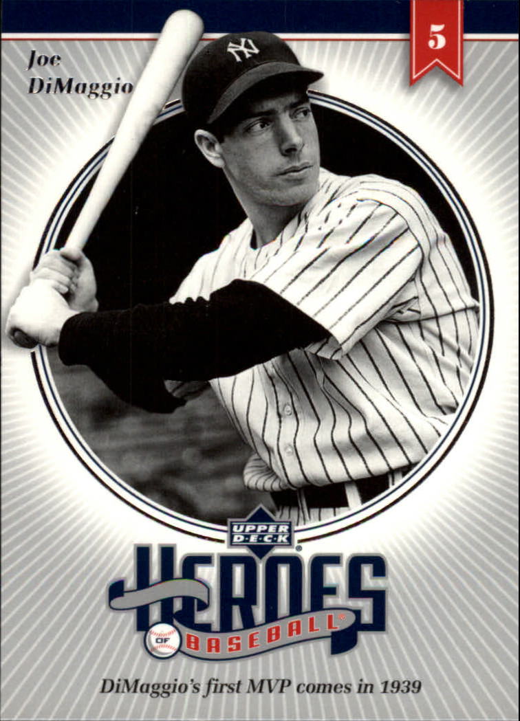 2002 Upper Deck Prospect Premieres Heroes of Baseball #HJD5 Joe DiMaggio