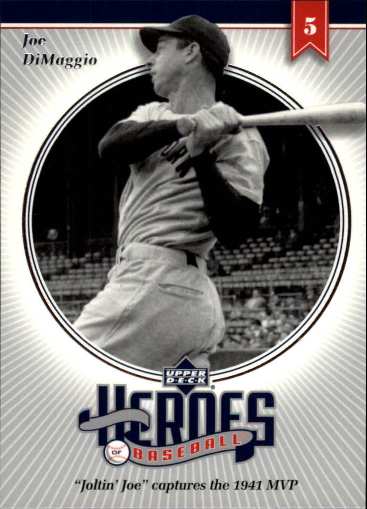 2002 Upper Deck Prospect Premieres Heroes of Baseball #HJD6 Joe DiMaggio