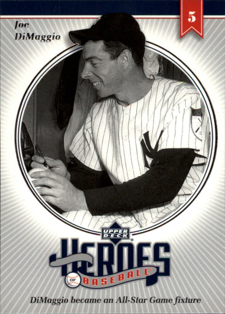 2002 Upper Deck Prospect Premieres Heroes of Baseball #HJD8 Joe DiMaggio