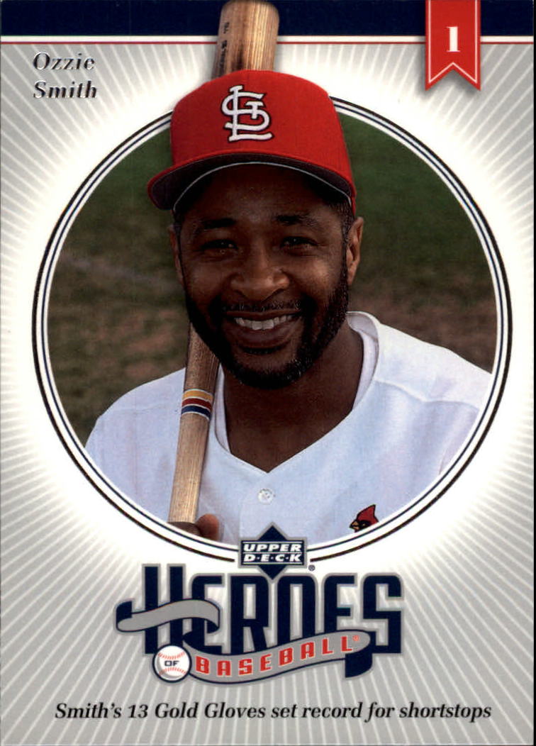 2002 Upper Deck Prospect Premieres Heroes of Baseball #HOS1 Ozzie Smith